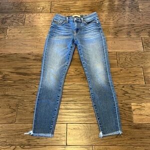 7 For All Mankind Luxe Vintage The Ankle Skinny Size 27